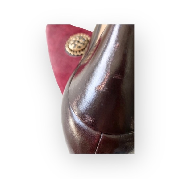 Vintage 60’s: Rosina Ferragamo Schiavone ⍟ Crystal Medallion Low Heels Pumps ⍟ 6 - Picture 10 of 16